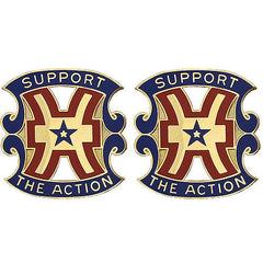 15th Support Brigade Unit Crest (Support the Action) Army Unit Crests