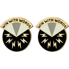 17th Psychological Operations Battalion Unit Crest (Win With Words) Army Unit Crests