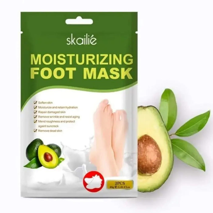 1pc Foot Skin Care Whitening Moisturizing Foot Mask Moisture Spa Gloves Foot Mask Moisturizing Foot Mask Socks - Glycerin + Extract for Deep Moisturizing Beauty Gifts | Skin care gifts | Skin Care Party Favors (Moisturizing Foot Mask