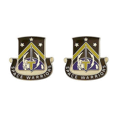 1st Space Battalion Unit Crest (Space Warriors) Army Unit Crests