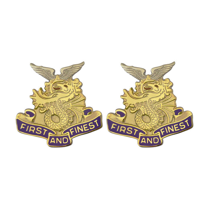 1st Transportation Battalion Unit Crest (First and Finest) Army Unit Crests
