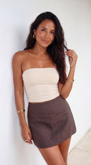 Mila Tube Top - Cream