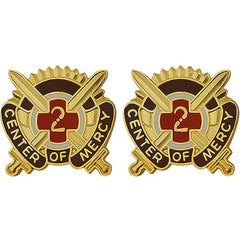 2nd Medical Brigade Unit Crest (Center of Mercy) Army Unit Crests