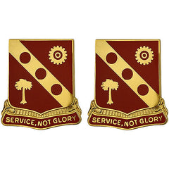 3rd Ordnance Battalion Unit Crest (Service, Not Glory) Army Unit Crests