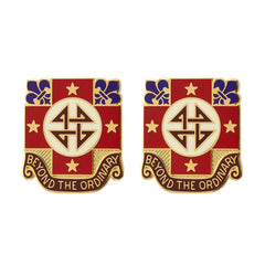 4th Evacuation Hospital Unit Crest (Beyond the Ordinary) Army Unit Crests