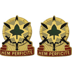 4th Sustainment Brigade Unit Crest (Hem Perficite) Army Unit Crests