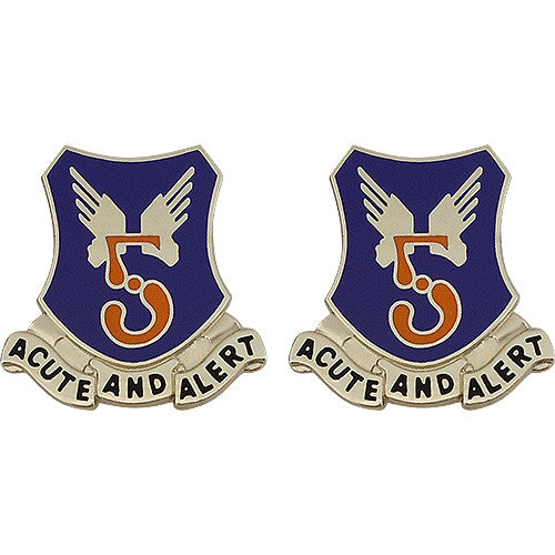 5th Aviation Battalion Unit Crest (Acute and Alert) Army Unit Crests