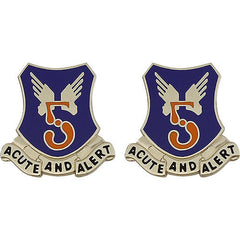 5th Aviation Battalion Unit Crest (Acute and Alert) Army Unit Crests