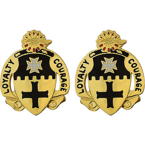 5th Cavalry Regiment Unit Crest (Loyalty Courage) Army Unit Crests