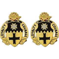 5th Cavalry Regiment Unit Crest (Loyalty Courage) Army Unit Crests