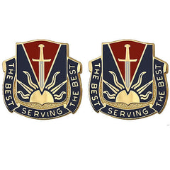 5th Personnel Services Battalion Unit Crest (The Best Serving the Best) Army Unit Crests