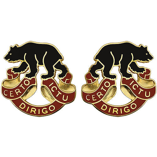 6th ADA (Air Defense Artillery) Unit Crest (Certo Dirigo Ictu) Army Unit Crests