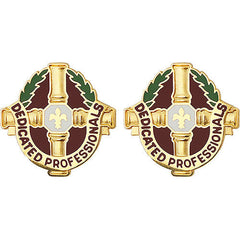 8th Field Hospital Unit Crest (Dedicated Professionals) Army Unit Crests