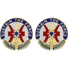 8th Theater Sustainment Command Unit Crest (Sustain the Force) Army Unit Crests