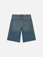 DICKIES 957 13 inch Loose Denim Short W - Khaki Tinted Blue - Uncategorized ŞORT