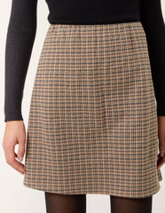 Check Mini Skirt