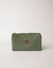 Detailed Zip Up Purse With Detachable Strap