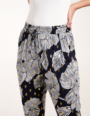Gold Foil Printed Trousers