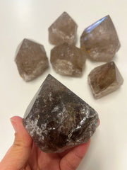 Rough Base Smoky Quartz Point Tower