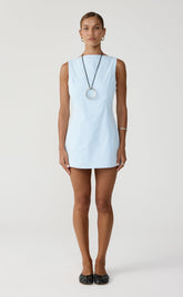 Piers Mini Dress (Sky)