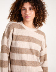 Stripe Rib Knit Jumper