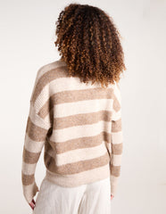 Stripe Rib Knit Jumper