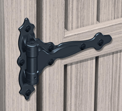 Adjustable gate spring T-hinge black for gate gap 14-78 TCA4