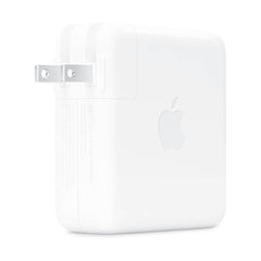 Right front view of Apple 96 watt USB-C power adapter