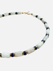 L'ATELIER DES PERLES Aura Aytaşı ve Lapis Taşlı Kolye - KOLYE