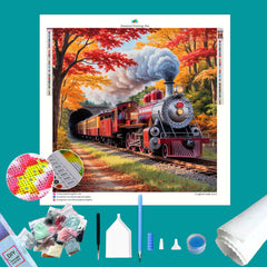 Autumn Express Diamond Painting