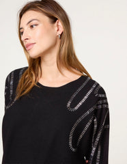 Embellished Shoulder Jumper