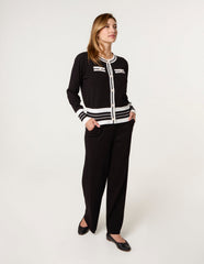 Contrast Colour Co-ord -Button Front Set