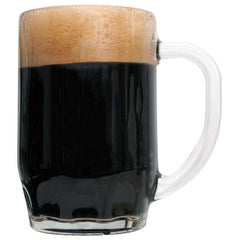 A mug filled with the alcoholic Bastard Stepson Root Beer