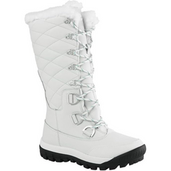 BEARPAW Women's Isabella Classic Leather Suede Boots White