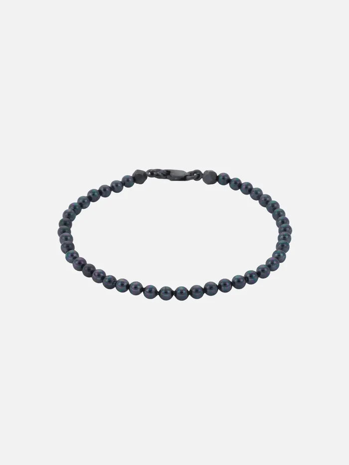 ATOLYEWOLF Black Pearl Bracelet in Oxide - Kategorize edilmemiş BİLEKLİK