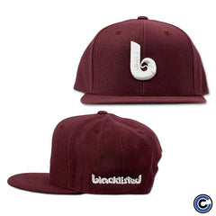 Blacklisted "B" Maroon Snapback