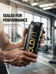 Boldfit Stainless Steel Protein Shaker 700ml with Shaker Ball