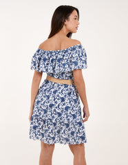 Bardot Broderie Mini Belted Dress