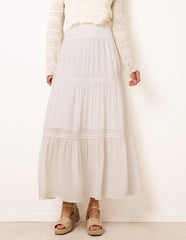 Mix Crochet Maxi Skirt