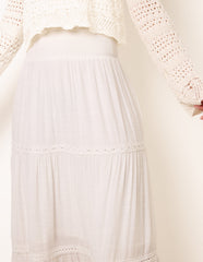 Mix Crochet Maxi Skirt