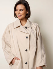 Oversized Short Length Trench Coat