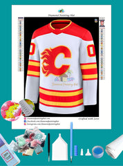Calgary NHL Jersey Diamond Painting