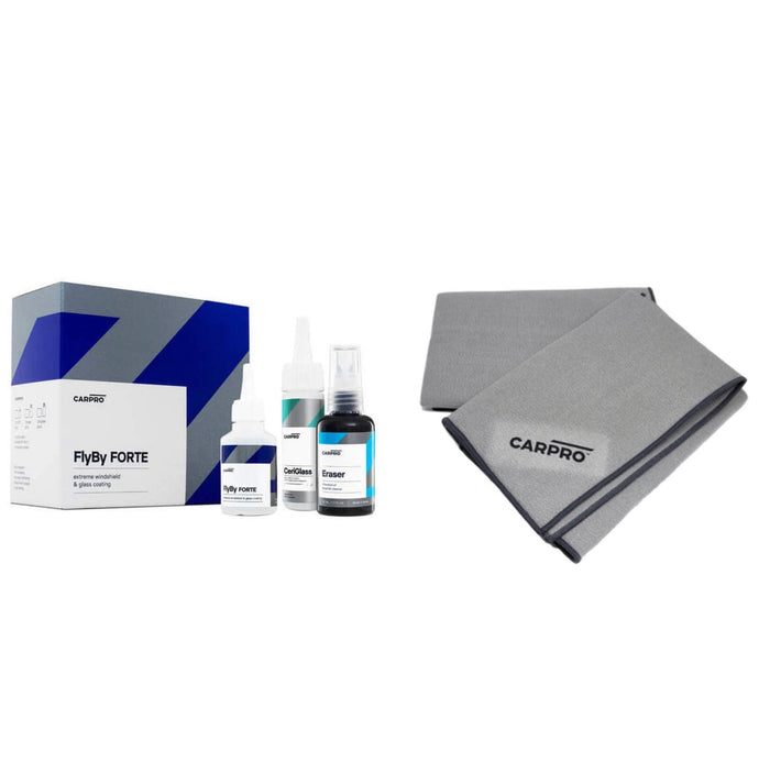 CarPro FORTE Professional Windshield Coat 15ml KIT & Glass Towel - Detailing Connect