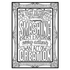 Coloring - Rise Up (Pages or Postcards) by Coloring Broadway