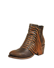 Corral Western Women's Fringe Ankle Boots