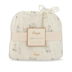 Crane Avery Organic Cotton Crib Sheet