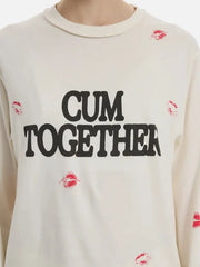 CARNE BOLLENTE Cum Again? - Off White - Kategorize edilmemiş T-SHIRT