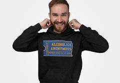 Custom AA Membership Ticket Hoodie