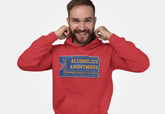 Custom AA Membership Ticket Hoodie