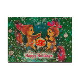 Cute Holiday Squirrels - Holiday - Classic Edge